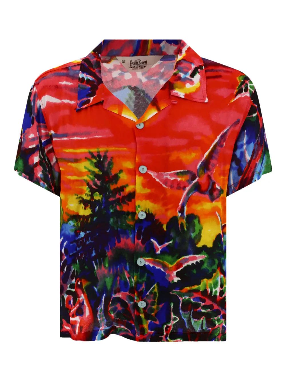 Рубашка с короткими рукавами и принтом Brain Dead, красный
Рубашка с короткими рукавами и принтом Brain Dead, красный
