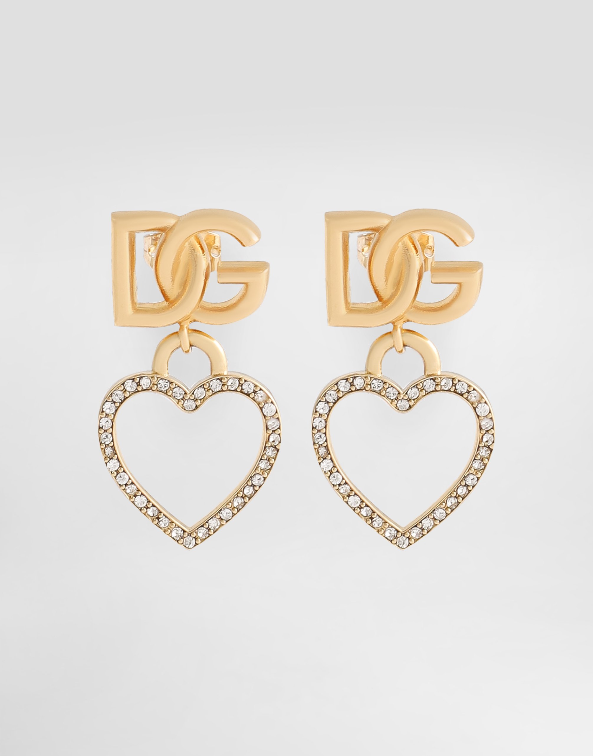 Серьги-гвоздики с логотипом dg и сердцем Dolce & Gabbana, золото
Серьги-гвоздики с логотипом dg и сердцем Dolce & Gabbana, золото