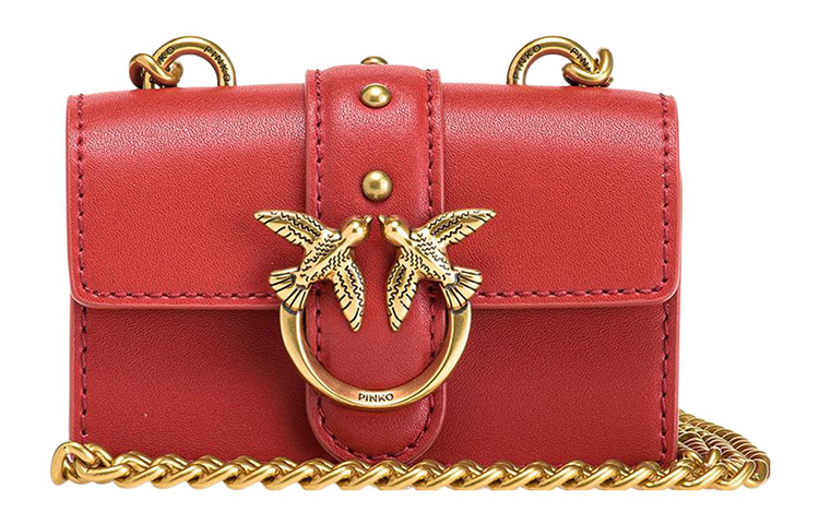 PINKO Кожаная сумка через плечо с овчиной
PINKO Кожаная сумка через плечо с овчиной