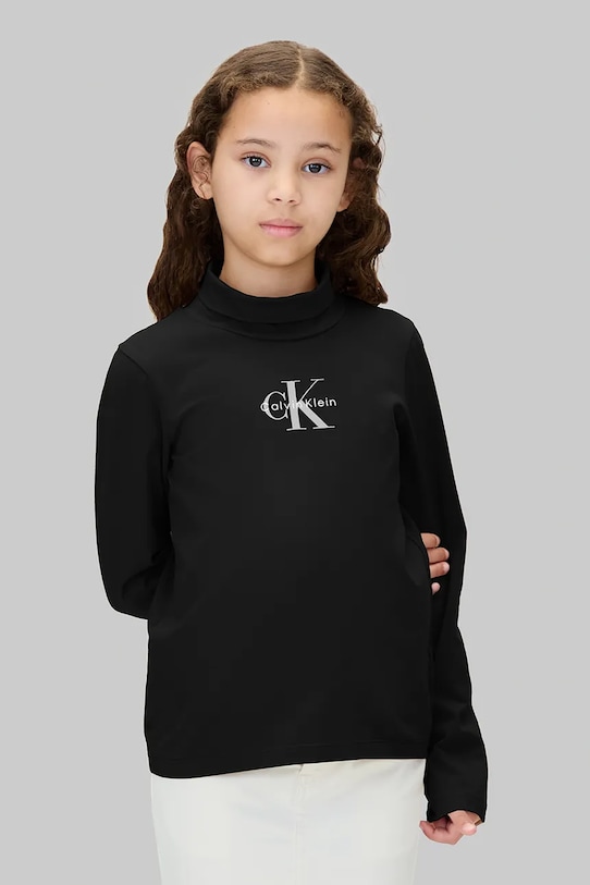 Детский лонгслив с хлопком Calvin Klein Jeans, черный
Детский лонгслив с хлопком Calvin Klein Jeans, черный