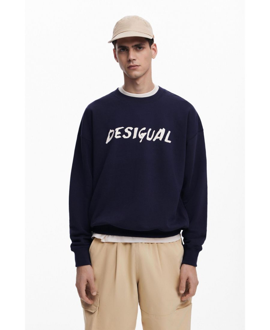 Мужская толстовка с текстурированным логотипом Desigual, Navy blue, Синий, Мужская толстовка с текстурированным логотипом Desigual, Navy blue
Мужская толстовка с текстурированным логотипом Desigual, Navy blue, Синий, Мужская толстовка с текстурированным логотипом Desigual, Navy blue