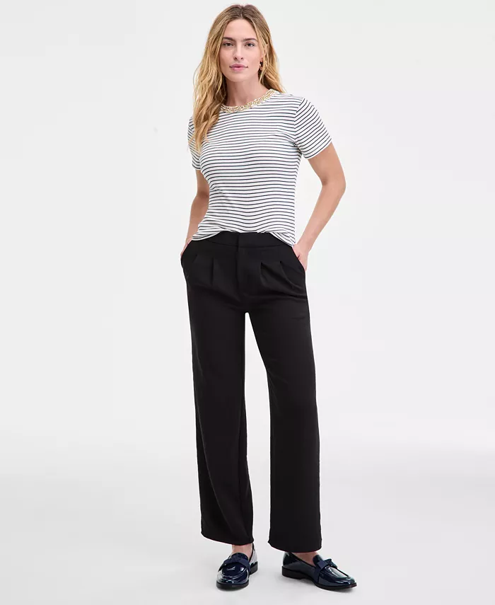 Женские креповые брюки с высокой талией On 34th, черный
Женские креповые брюки с высокой талией On 34th, черный