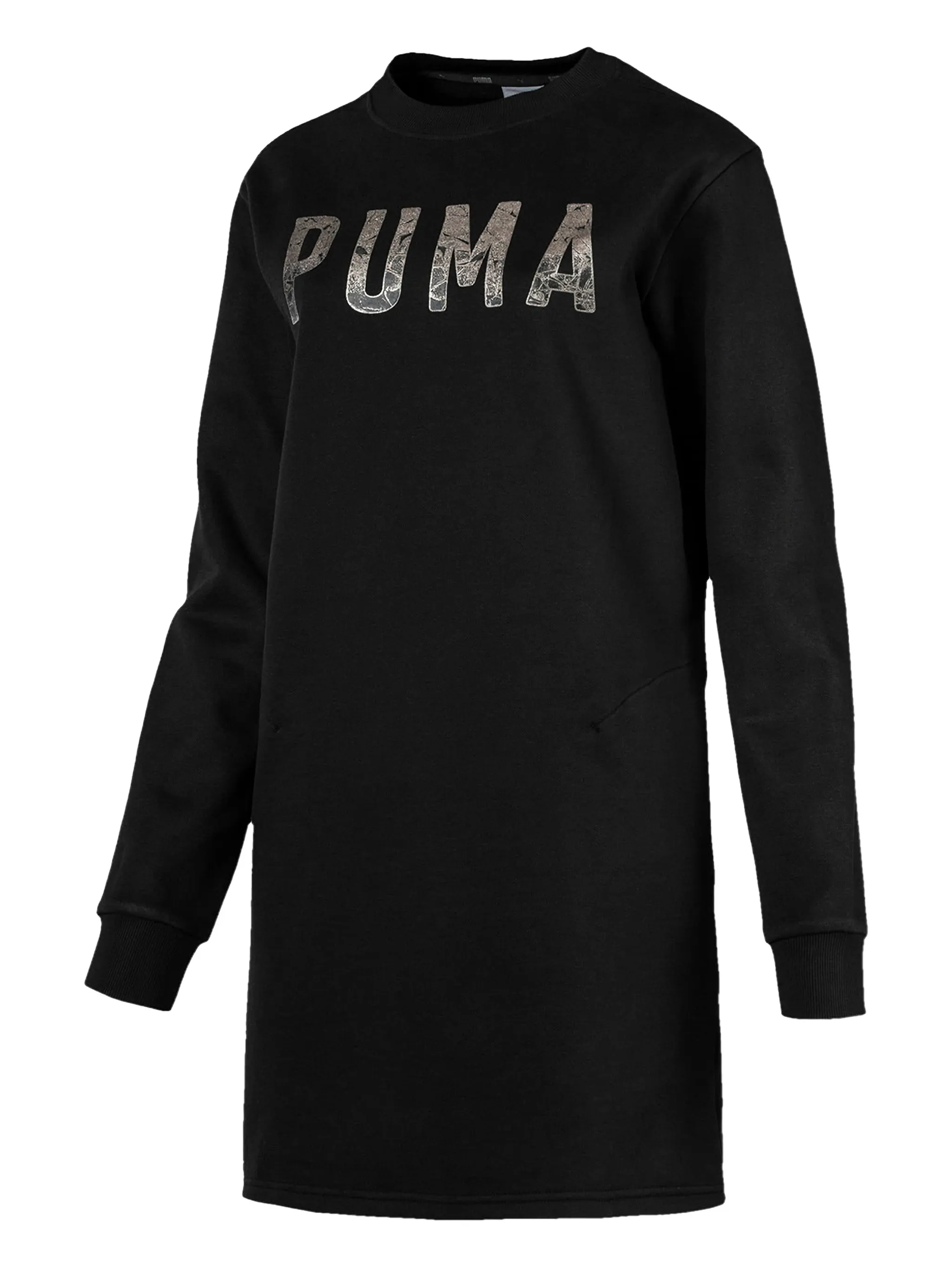 Флисовое платье мини с логотипом Puma, черный
Флисовое платье мини с логотипом Puma, черный