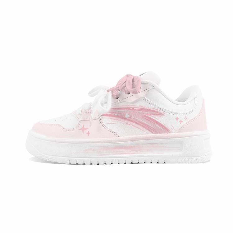 ANTA Расслабленные нескользящие амортизирующие устойчивые к истиранию низкие кеды для скейтбординга унисекс розовый белый
ANTA Расслабленные нескользящие амортизирующие устойчивые к истиранию низкие кеды для скейтбординга унисекс розовый белый