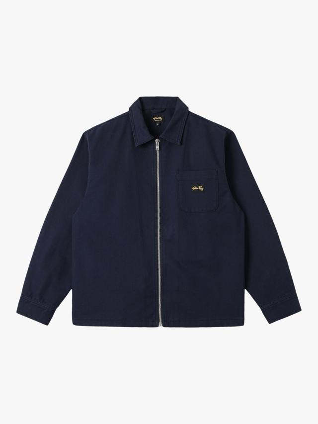 Хлопковая рубашка Regular Fit на молнии Stan Ray, Navy Bedford
Хлопковая рубашка Regular Fit на молнии Stan Ray, Navy Bedford