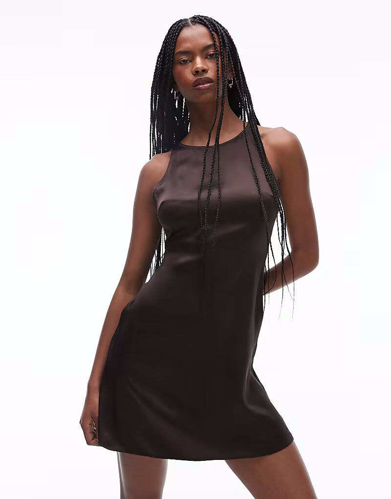 & Other Stories Коричневое атласное мини-платье с косым кроем
& Other Stories Коричневое атласное мини-платье с косым кроем