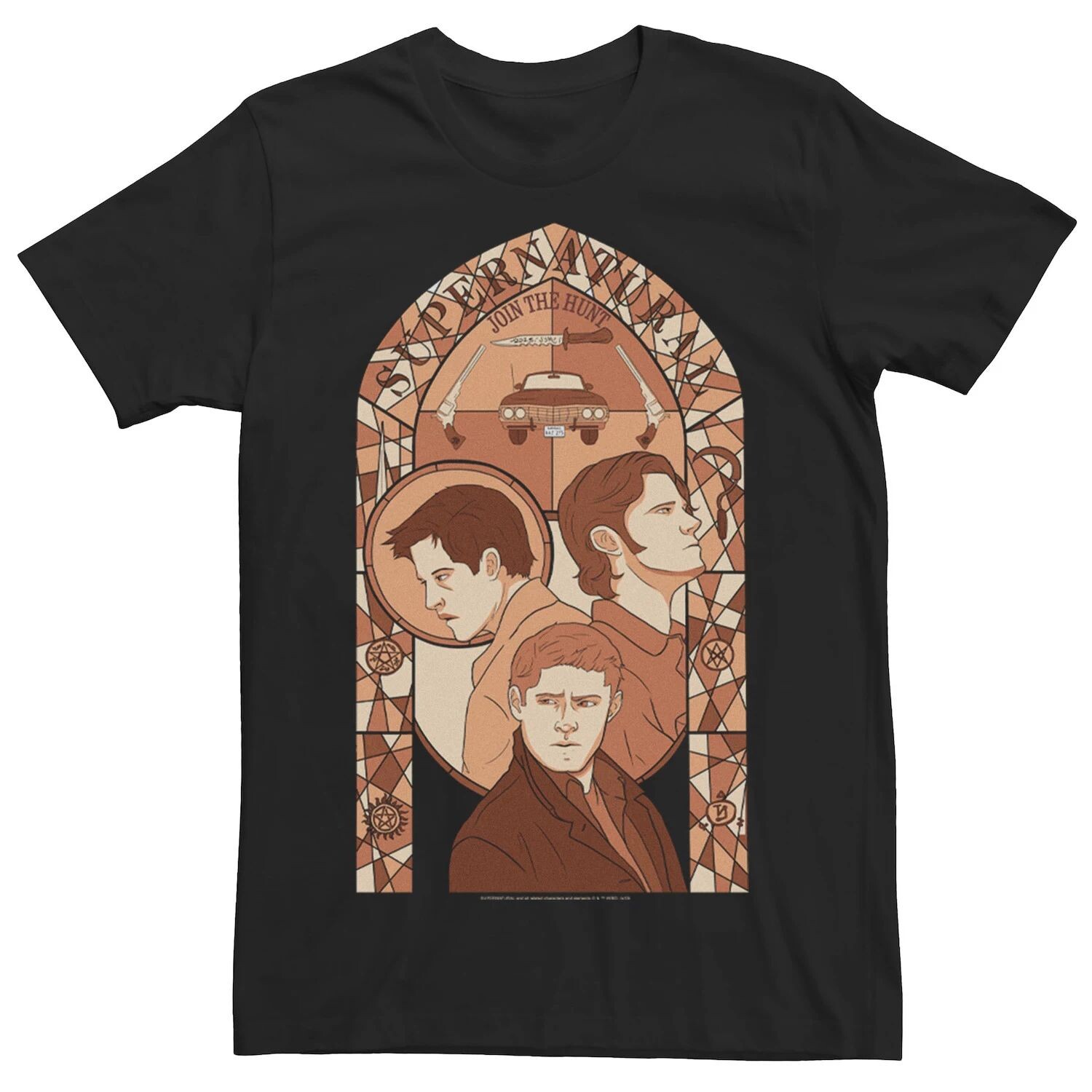 Мужская футболка с портретом-коллажем из витражного стекла «Сверхъестественное» Licensed Character
Мужская футболка с портретом-коллажем из витражного стекла «Сверхъестественное» Licensed Character