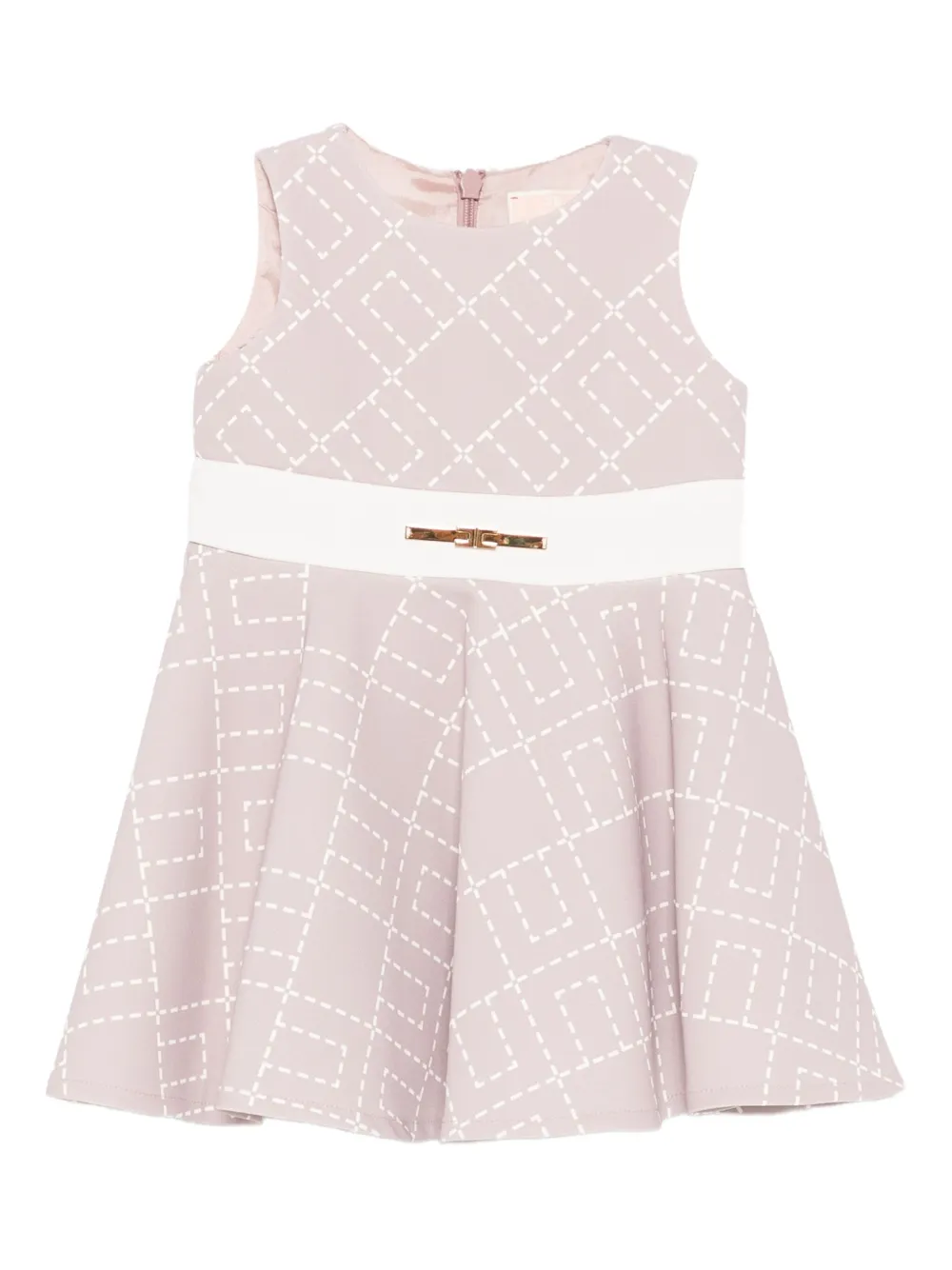 Расклешенное платье с монограммой Elisabetta Franchi La Mia Bambina, розовый
Расклешенное платье с монограммой Elisabetta Franchi La Mia Bambina, розовый