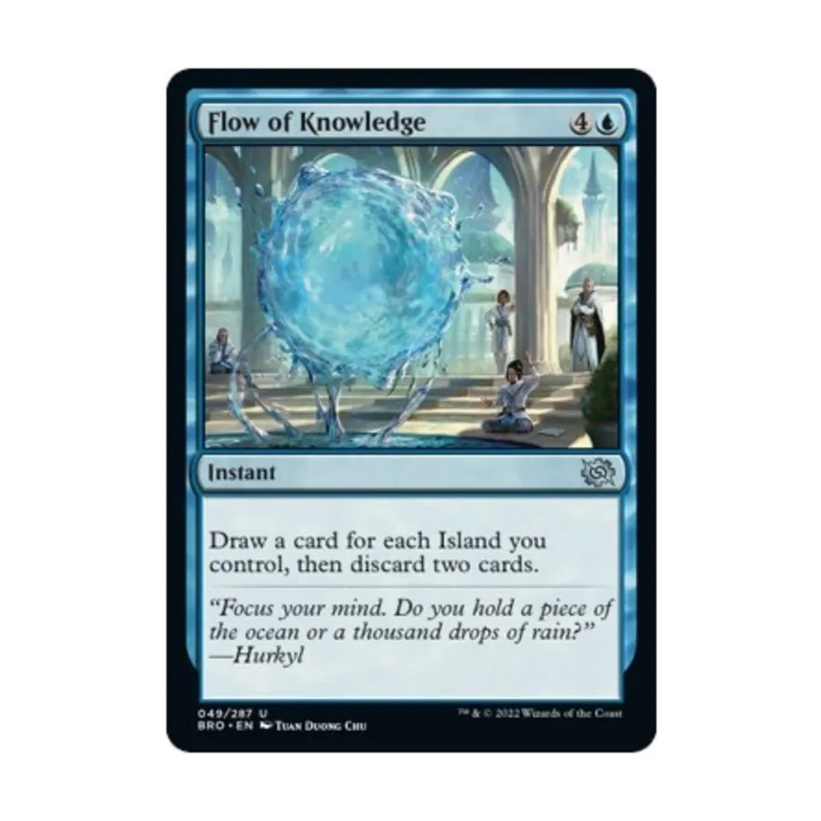 CCG Поток знаний (U), MTG - The Brothers War 
CCG Поток знаний (U), MTG - The Brothers War