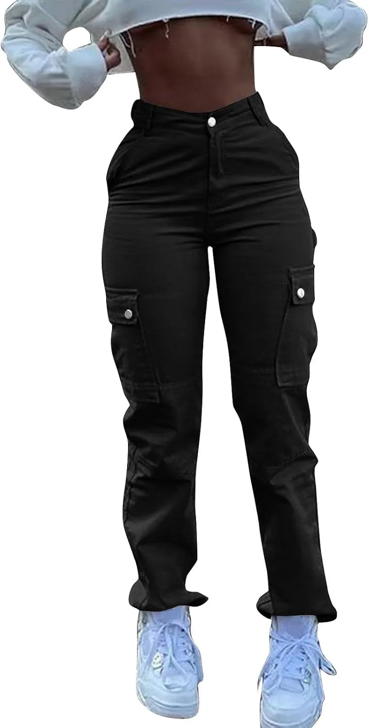 Женские карго джинсы скинни Stretchy Tactical Cargo Pants Y2K Boyfriend High Waisted
Женские карго джинсы скинни Stretchy Tactical Cargo Pants Y2K Boyfriend High Waisted