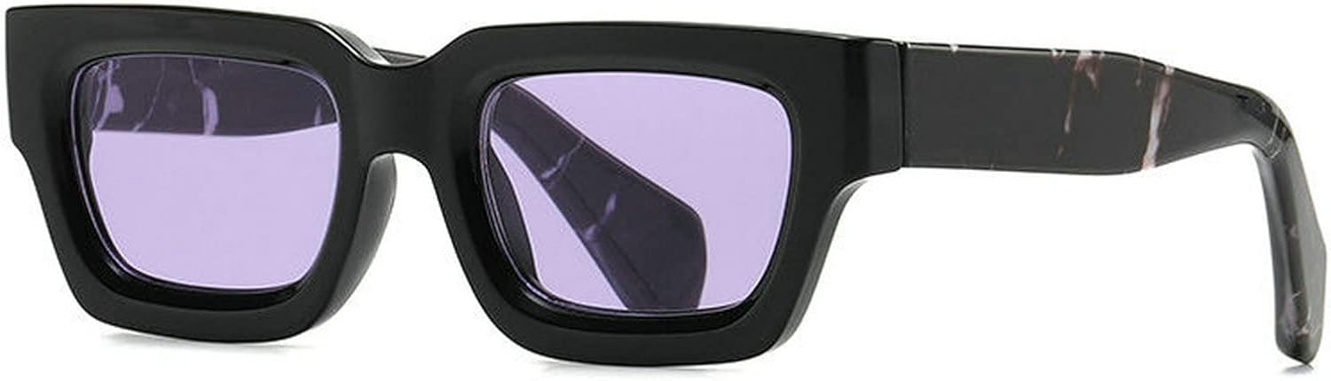 Солнцезащитные очки COTIA для женщин, прямоугольные; солнцезащитные очки для мужчин, классическая толстая квадратная оправа; солнцезащитные очки для активного отдыха с защитой UV400, Black Purple
Солнцезащитные очки COTIA для женщин, прямоугольные; солнцезащитные очки для мужчин, классическая толстая квадратная оправа; солнцезащитные очки для активного отдыха с защитой UV400, Black Purple