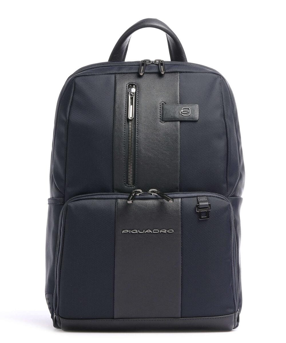 Рюкзак для ноутбука Letter 2 14 дюймов из переработанного нейлона Piquadro, синий 
Рюкзак для ноутбука Letter 2 14 дюймов из переработанного нейлона Piquadro, синий