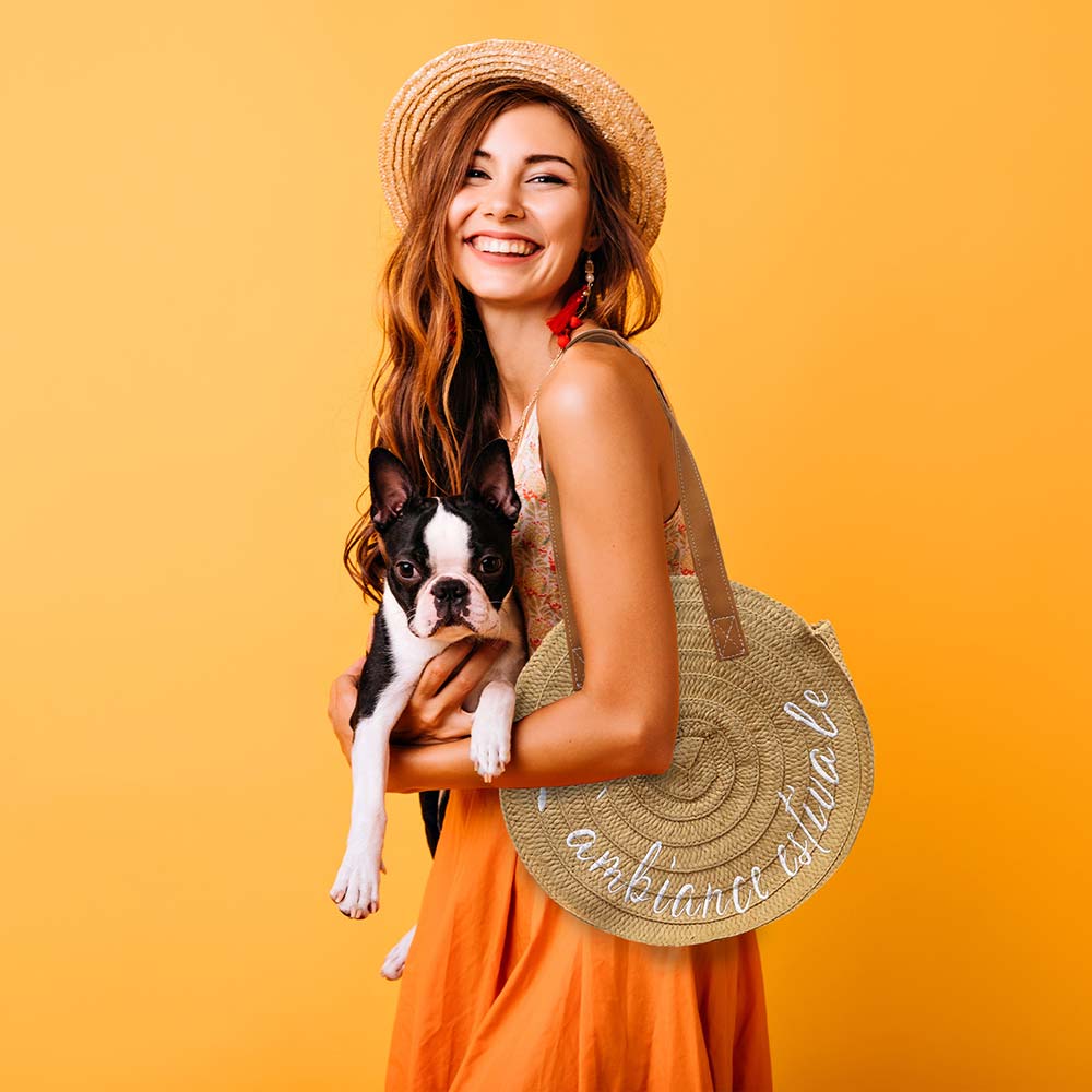 Летняя плетеная круглая сумка через плечо из джута FASHNZFAB, коричневый
Летняя плетеная круглая сумка через плечо из джута FASHNZFAB, коричневый