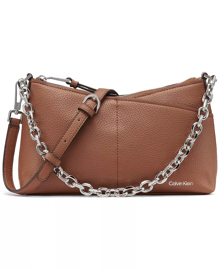 Мини-сумка кроссбоди Zoe Chain Calvin Klein, коричневый
Мини-сумка кроссбоди Zoe Chain Calvin Klein, коричневый