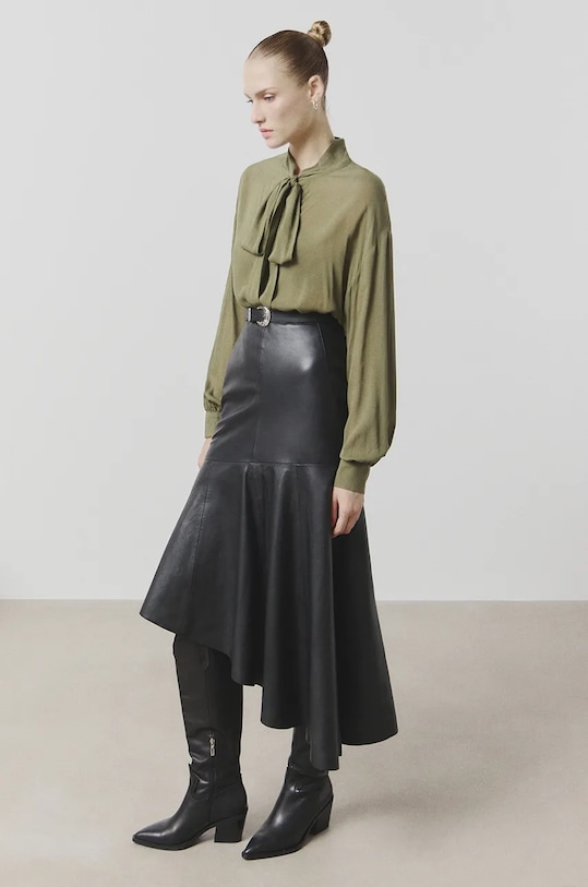 Кожаная юбка Answear.Lab, черный
Кожаная юбка Answear.Lab, черный