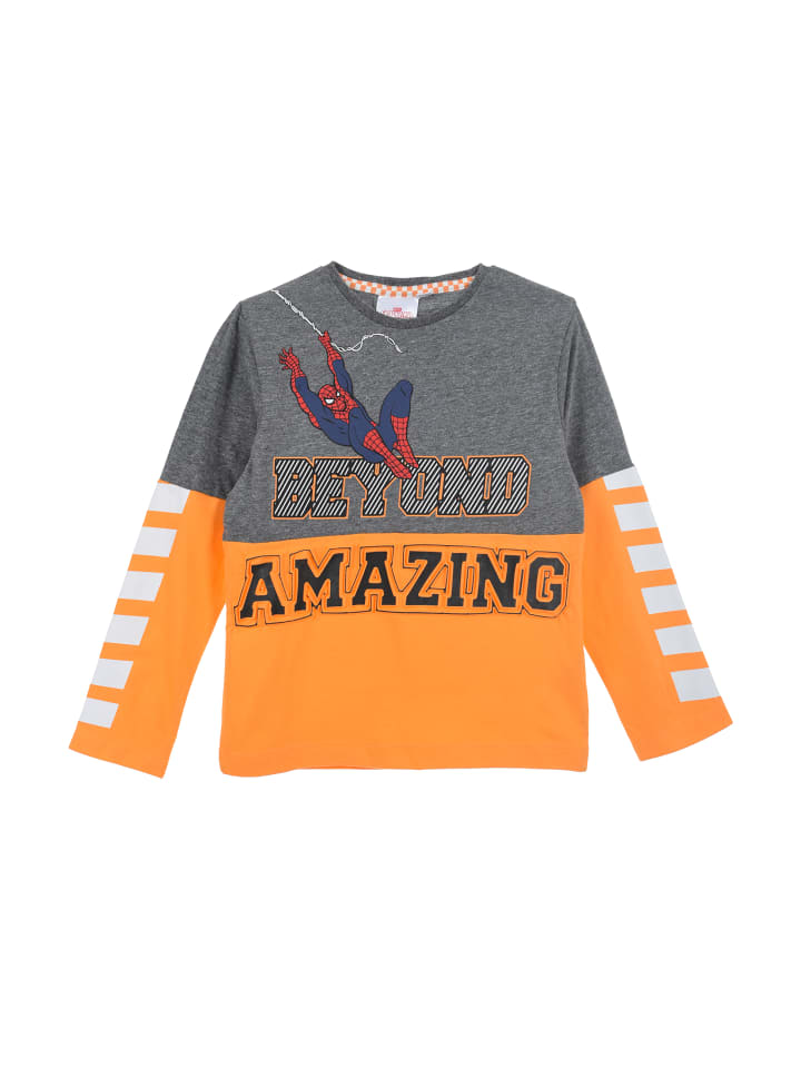 Рубашка с длинным рукавом Spiderman, оранжевый
Рубашка с длинным рукавом Spiderman, оранжевый