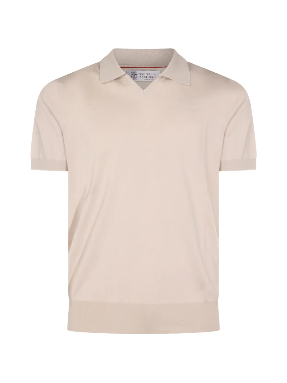 Футболка с воротником и короткими рукавами Brunello Cucinelli, бежевый
Футболка с воротником и короткими рукавами Brunello Cucinelli, бежевый