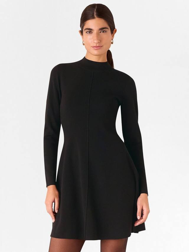 Вязаное платье софи флиппи Whistles, черный
Вязаное платье софи флиппи Whistles, черный