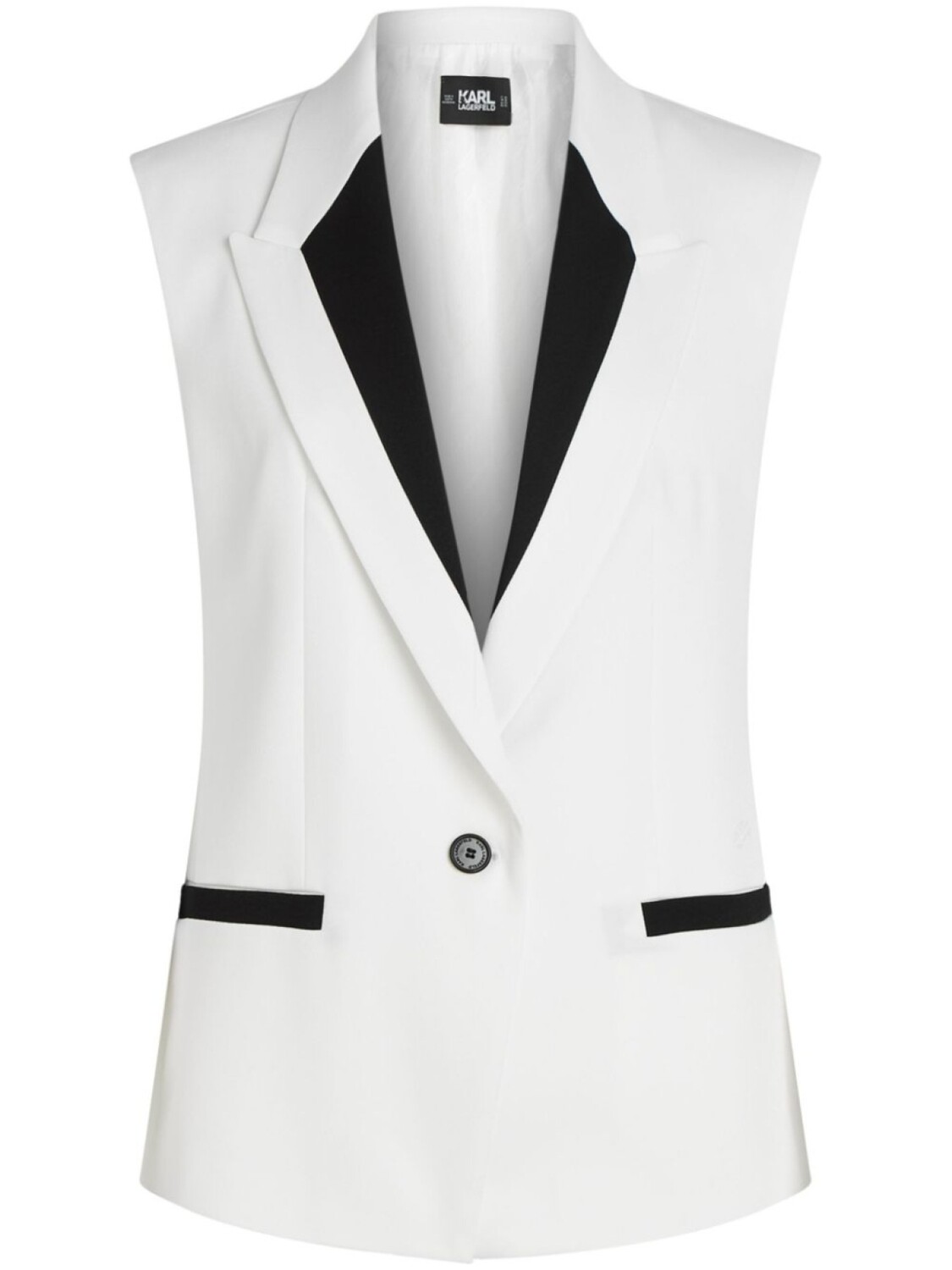 Жилет строгого кроя Karl Lagerfeld, белый
Жилет строгого кроя Karl Lagerfeld, белый