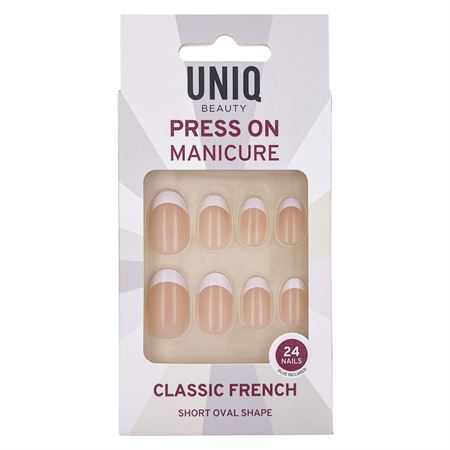 Искусственные ногти classic french short oval Uniq, количество 1шт.
Искусственные ногти classic french short oval Uniq, количество 1шт.