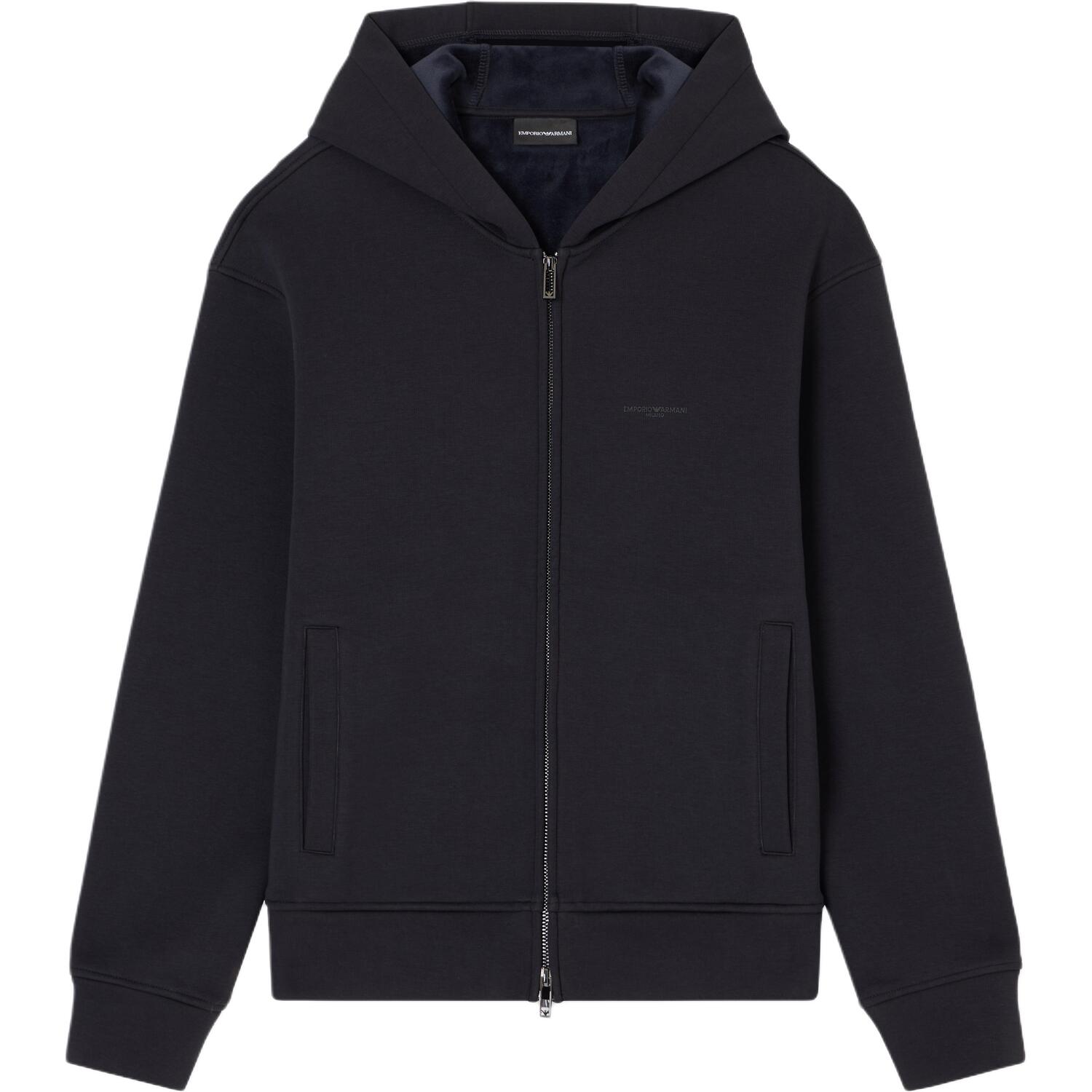 Детализированный худи с молнией EMPORIO ARMANI, синий
Детализированный худи с молнией EMPORIO ARMANI, синий