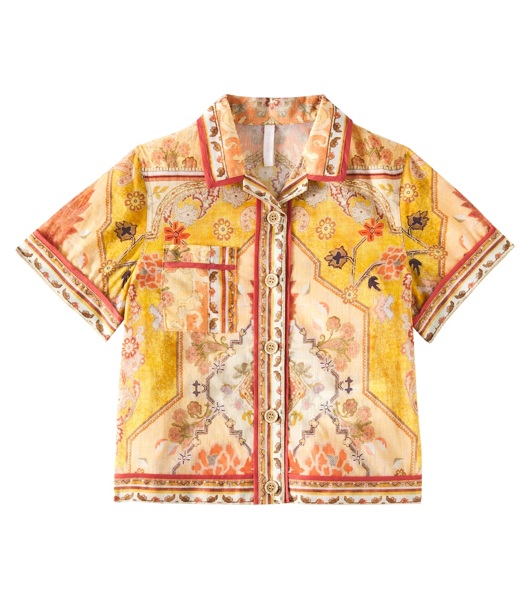 Хлопковая рубашка с принтом Wylie Pocket Zimmermann Kids, Mustard Multi
Хлопковая рубашка с принтом Wylie Pocket Zimmermann Kids, Mustard Multi
