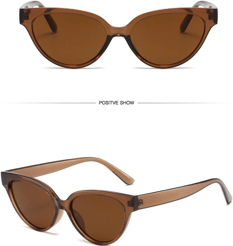 Солнцезащитные очки «кошачий глаз» с эффектом градиента, модные, с защитой от УФ-излучения UV400, ретро-стиль, чайные солнцезащитные очки WNCKSQ, Brown Tea
Солнцезащитные очки «кошачий глаз» с эффектом градиента, модные, с защитой от УФ-излучения UV400, ретро-стиль, чайные солнцезащитные очки WNCKSQ, Brown Tea