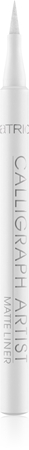 Подводка для глаз в ручке с матовой отделкой Catrice Calligraph Artist Matte, 070 Snow White 1,1 ml
Подводка для глаз в ручке с матовой отделкой Catrice Calligraph Artist Matte, 070 Snow White 1,1 ml