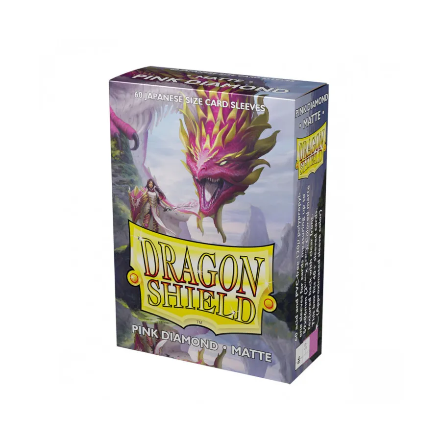 Японские рукава – матовый розовый бриллиант (60), Dragon Shield - Card Sleeves - Japanese
Японские рукава – матовый розовый бриллиант (60), Dragon Shield - Card Sleeves - Japanese