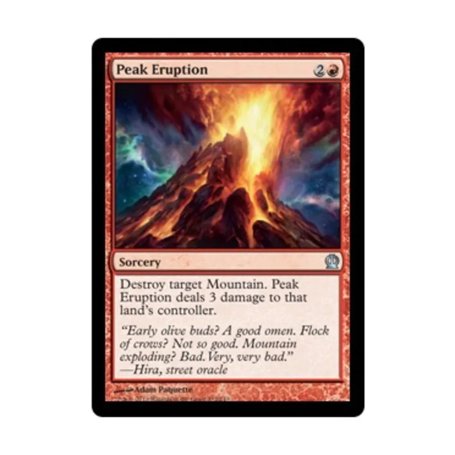 CCG Пиковое извержение (U), MTG - Theros
CCG Пиковое извержение (U), MTG - Theros