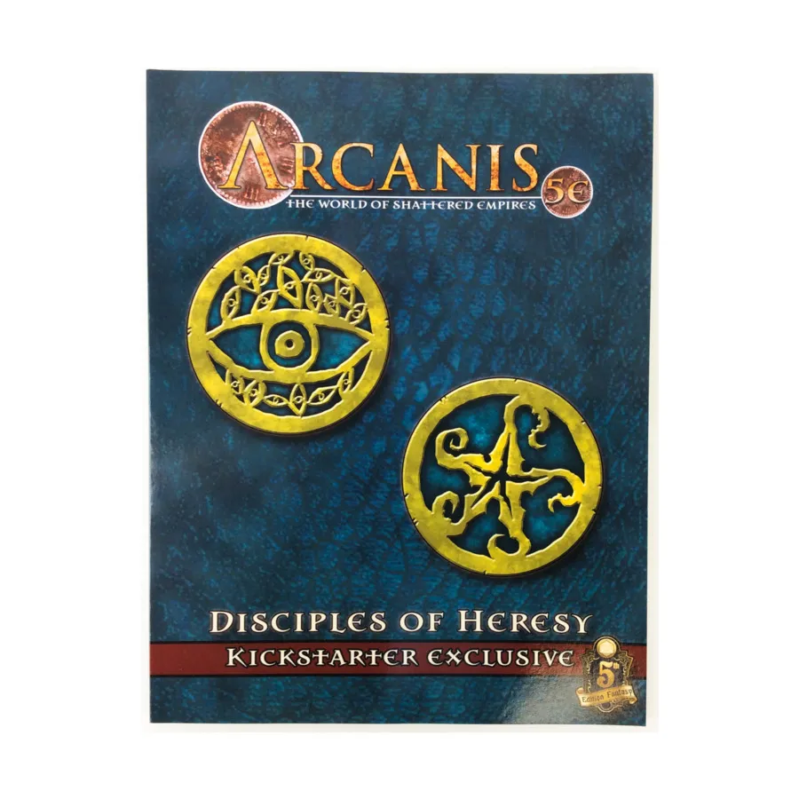 Disciples of Heresy (Kickstarter Exclusive), Arcanis - The World of Shattered Empires, мягкая обложка
Disciples of Heresy (Kickstarter Exclusive), Arcanis - The World of Shattered Empires, мягкая обложка