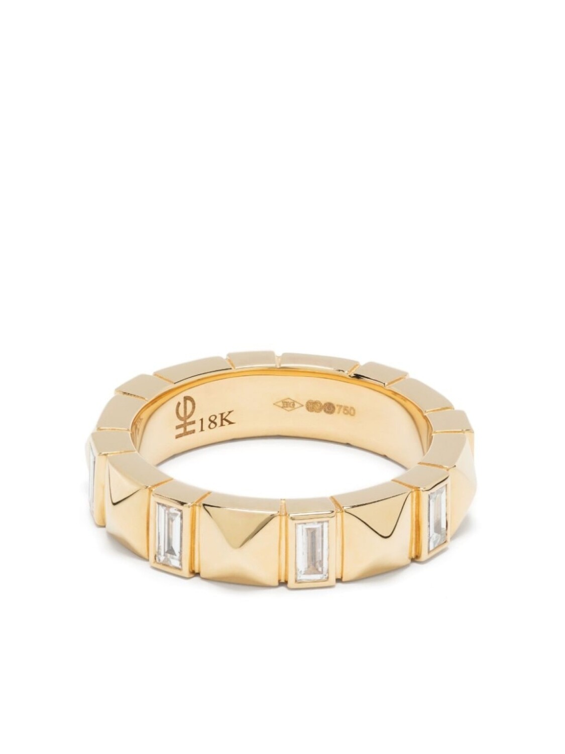 Кольцо Pyramid из желтого золота с бриллиантами Harwell Godfrey, золотой
Кольцо Pyramid из желтого золота с бриллиантами Harwell Godfrey, золотой