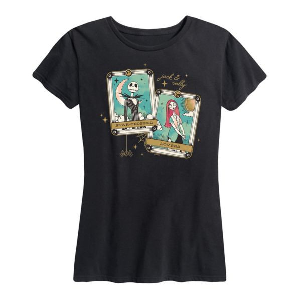 Футболка с принтом «Кошмар перед Рождеством» для женщин с перекрещенными звездами Disney, черный
Футболка с принтом «Кошмар перед Рождеством» для женщин с перекрещенными звездами Disney, черный
