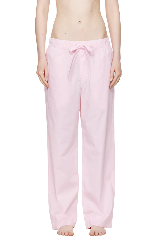 Пижамные брюки из поплина Tekla, розовый
Пижамные брюки из поплина Tekla, розовый