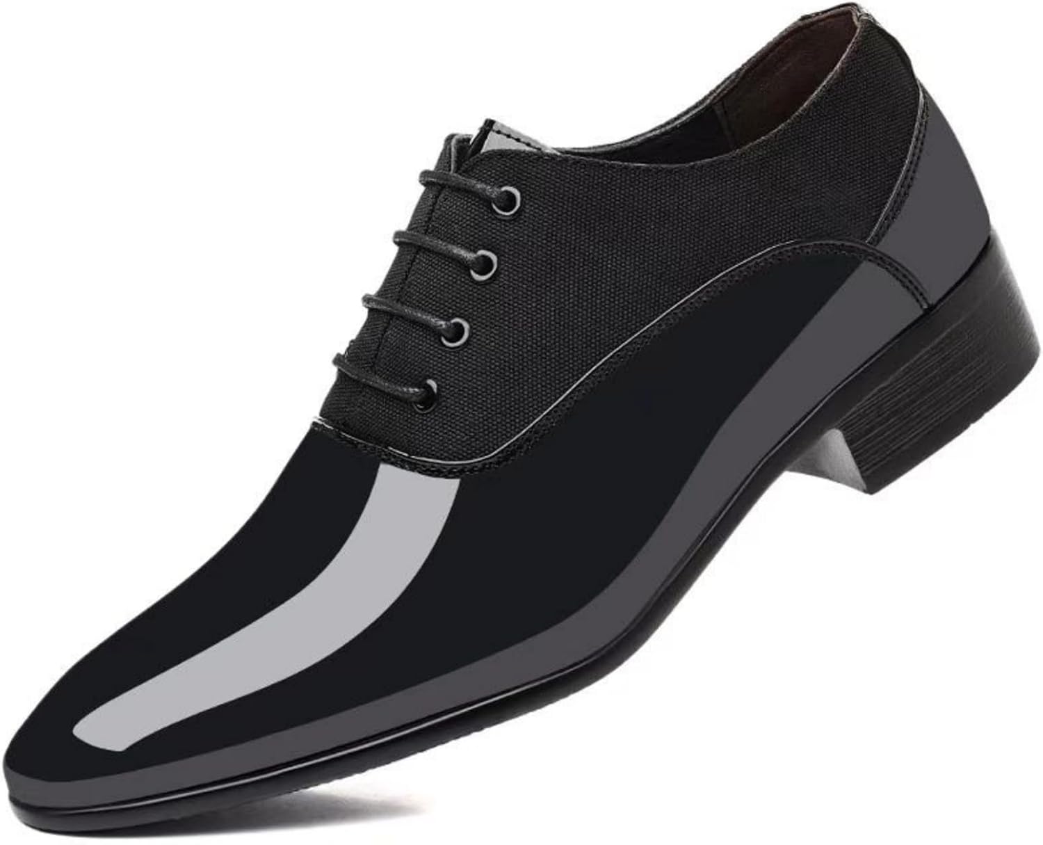 Мужские современные туфли с классическим носком из лакированной кожи для смокинга, деловые шнурованные оксфорды, свадебные и праздничные Niairke, черный
Мужские современные туфли с классическим носком из лакированной кожи для смокинга, деловые шнурованные оксфорды, свадебные и праздничные Niairke, черный