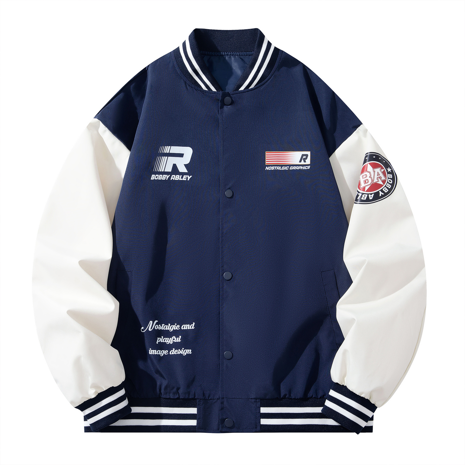 BOBBY ABLEY Бейсбольная куртка унисекс, Dark Blue/Dark Blue
BOBBY ABLEY Бейсбольная куртка унисекс, Dark Blue/Dark Blue