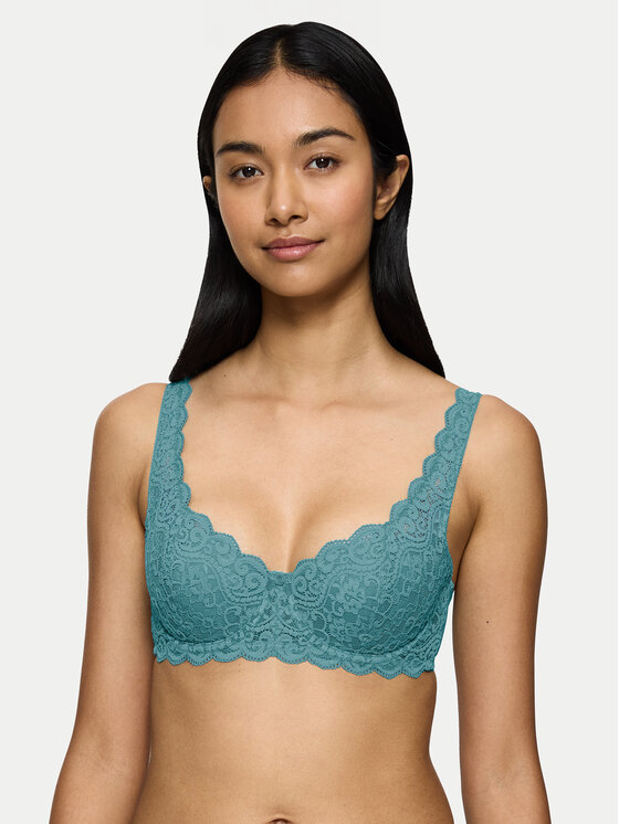 Бюстгальтер на косточках Amourette 10209584 Triumph, бирюзовый 
Бюстгальтер на косточках Amourette 10209584 Triumph, бирюзовый