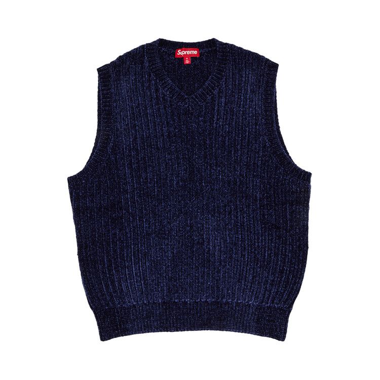 Свитер Supreme Chenille Sweater Vest 'Navy'
Свитер Supreme Chenille Sweater Vest 'Navy'