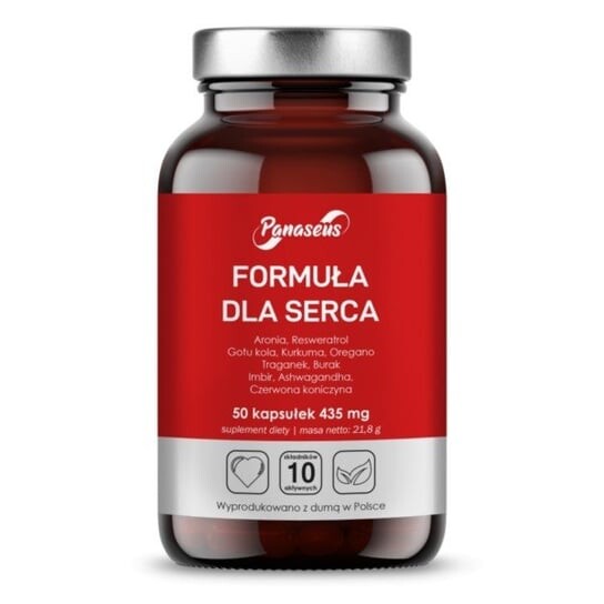 Panaseus, Формула для сердца – 50 капсул.
Panaseus, Формула для сердца – 50 капсул.