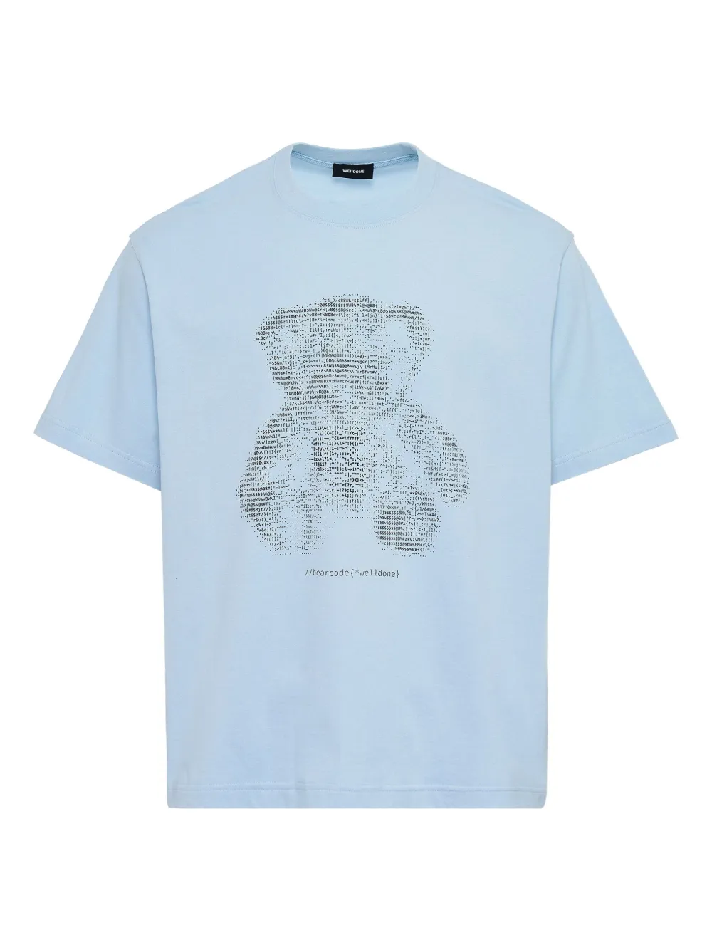 Футболка с принтом медведя We11done, синий
Футболка с принтом медведя We11done, синий