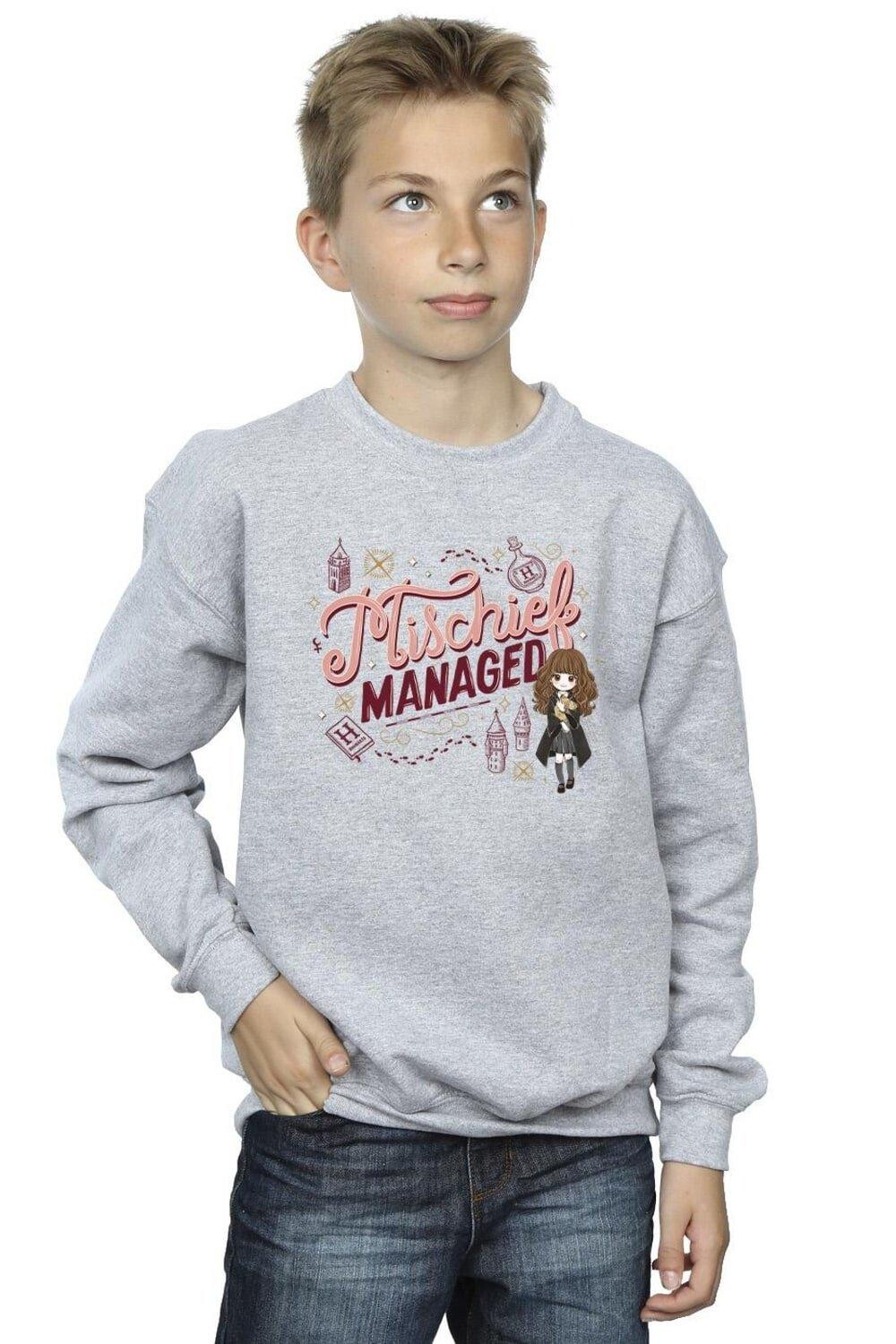 Толстовка «Управляемая озорством Гермиона» Harry Potter, серый
Толстовка «Управляемая озорством Гермиона» Harry Potter, серый