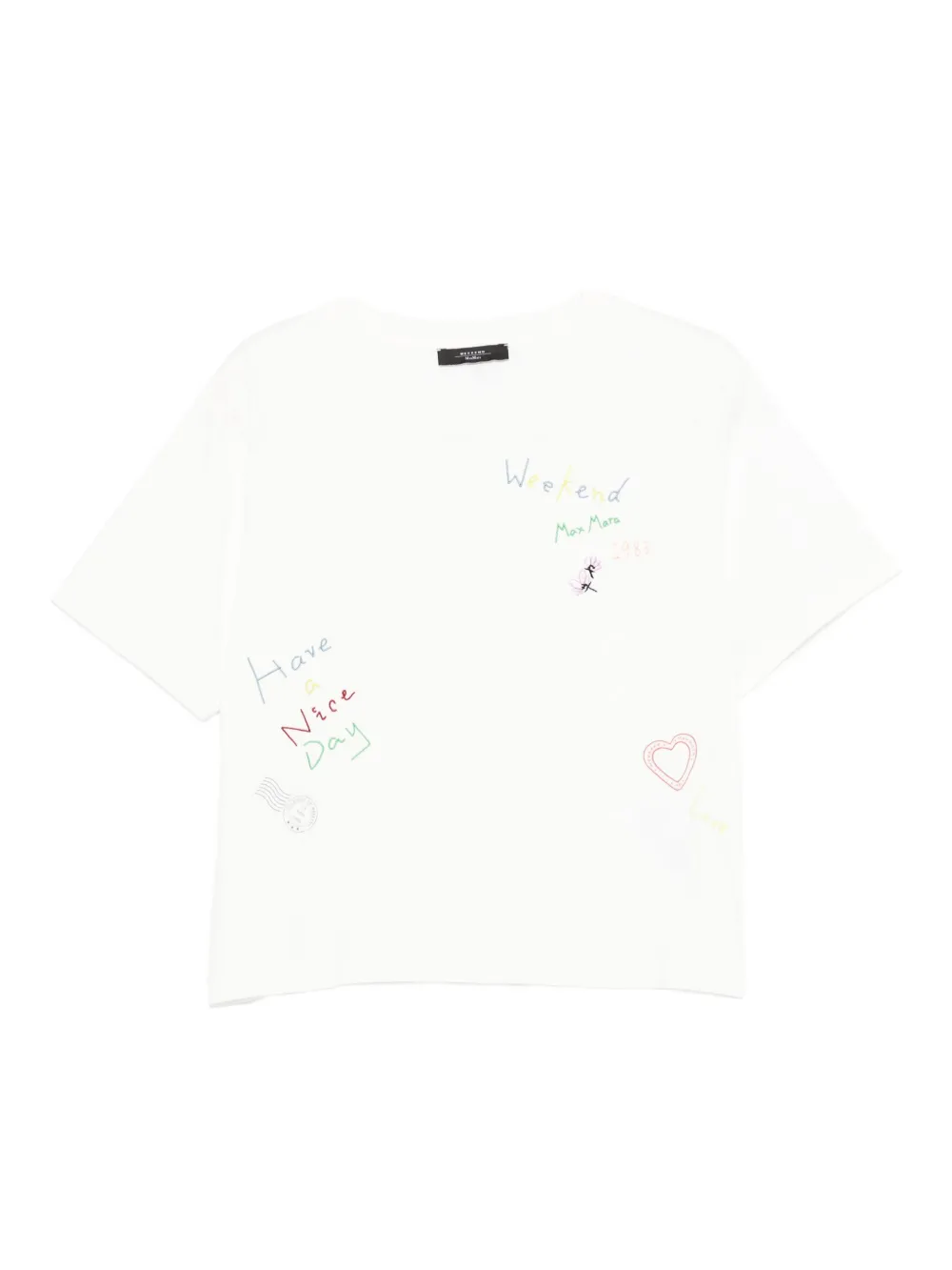 Футболка с вышивкой Weekend Max Mara, белый
Футболка с вышивкой Weekend Max Mara, белый