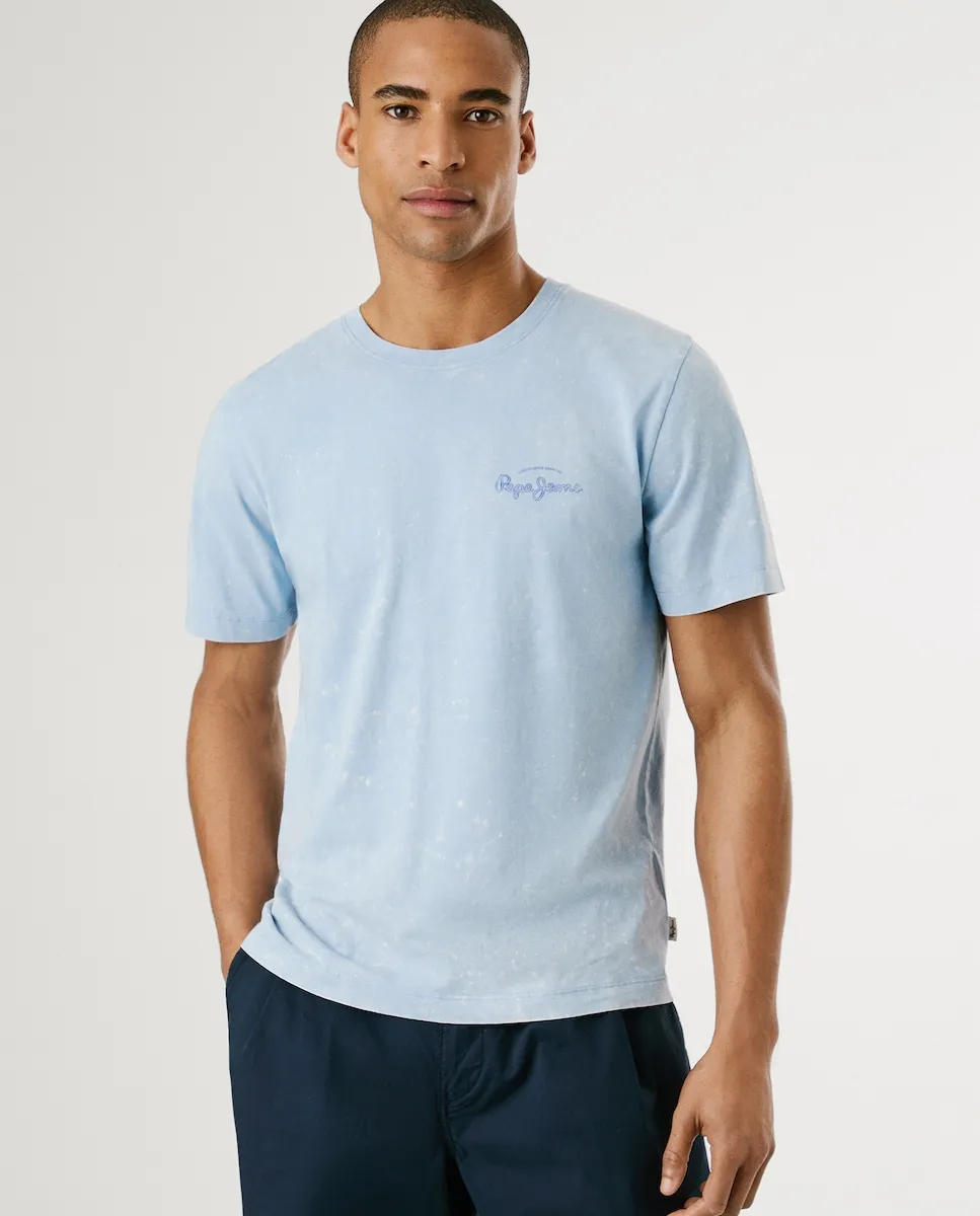 Мужская футболка с коротким рукавом и принтом на спине Pepe Jeans, синий
Мужская футболка с коротким рукавом и принтом на спине Pepe Jeans, синий