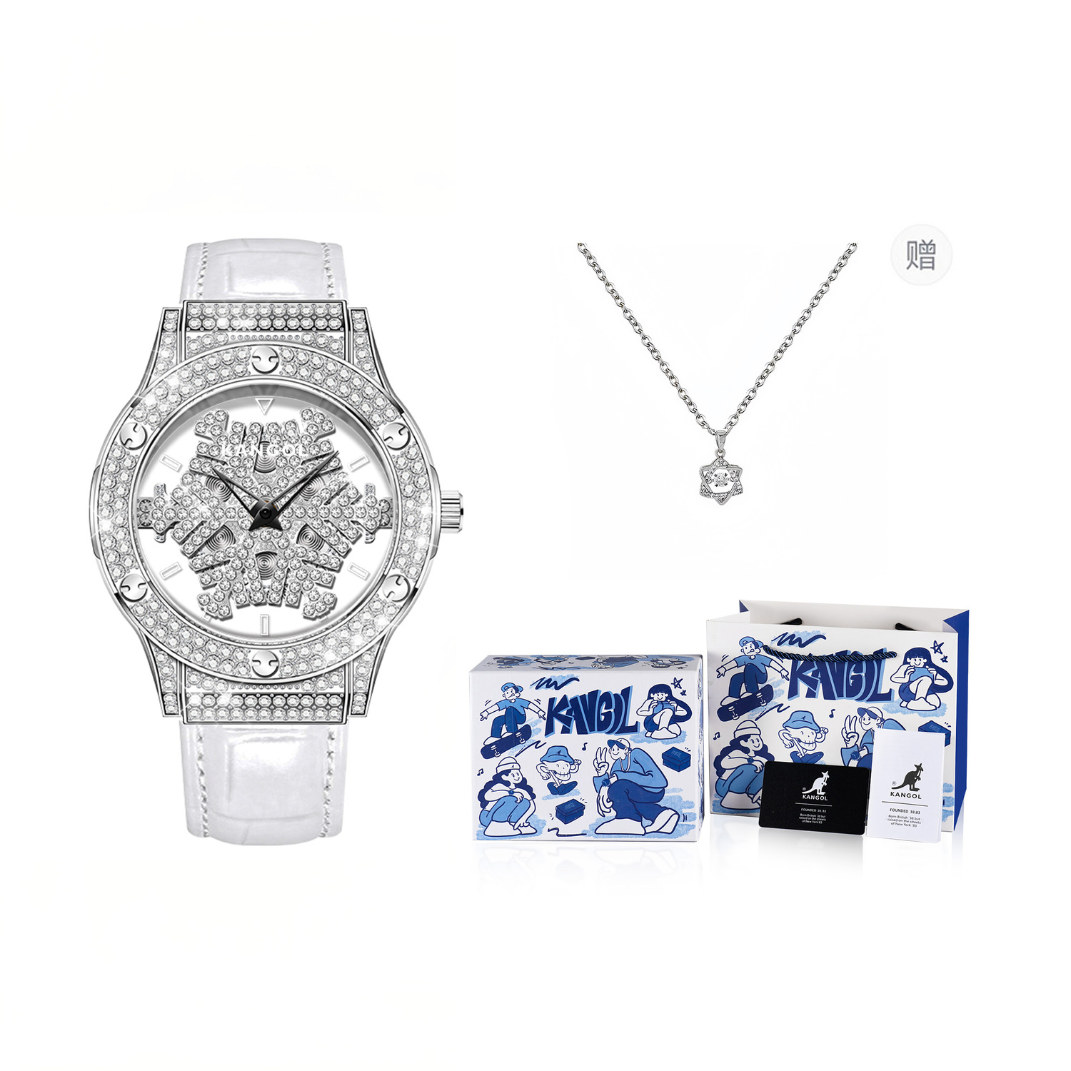 Снежинка кварцевый механизм ремешок из коровьей кожи женские часы вырезной циферблат KANGOL
Снежинка кварцевый механизм ремешок из коровьей кожи женские часы вырезной циферблат KANGOL