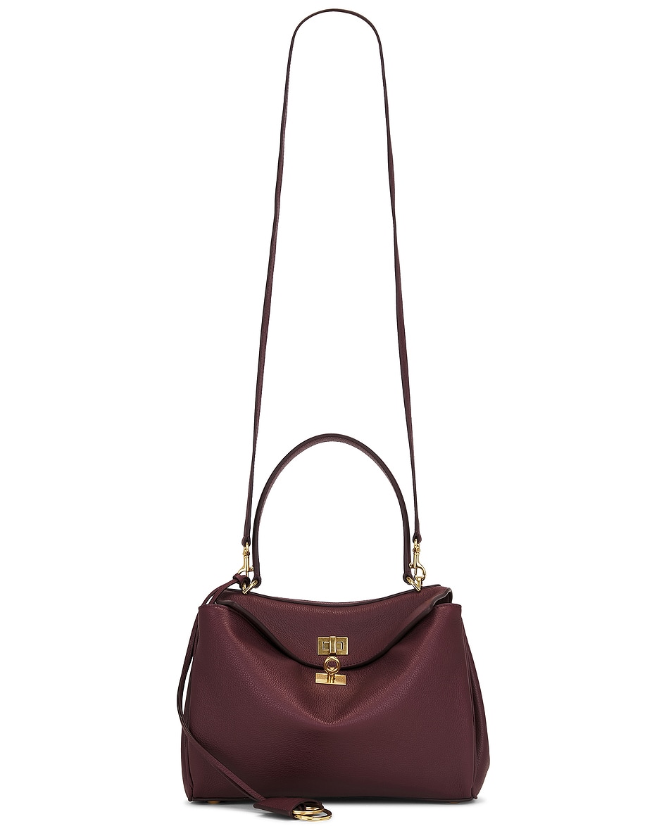 Сумка с верхней ручкой Rodeo из зерненой кожи малого размера Balenciaga, Dark Burgundy
Сумка с верхней ручкой Rodeo из зерненой кожи малого размера Balenciaga, Dark Burgundy