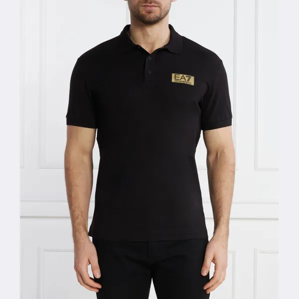 Рубашка поло стандартного кроя Ea7, черный
Рубашка поло стандартного кроя Ea7, черный