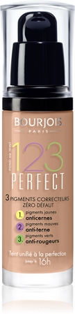 Жидкая основа для идеального внешнего вида Bourjois 123 Perfect, 57 Hale Clair SPF 10 30 ml
Жидкая основа для идеального внешнего вида Bourjois 123 Perfect, 57 Hale Clair SPF 10 30 ml
