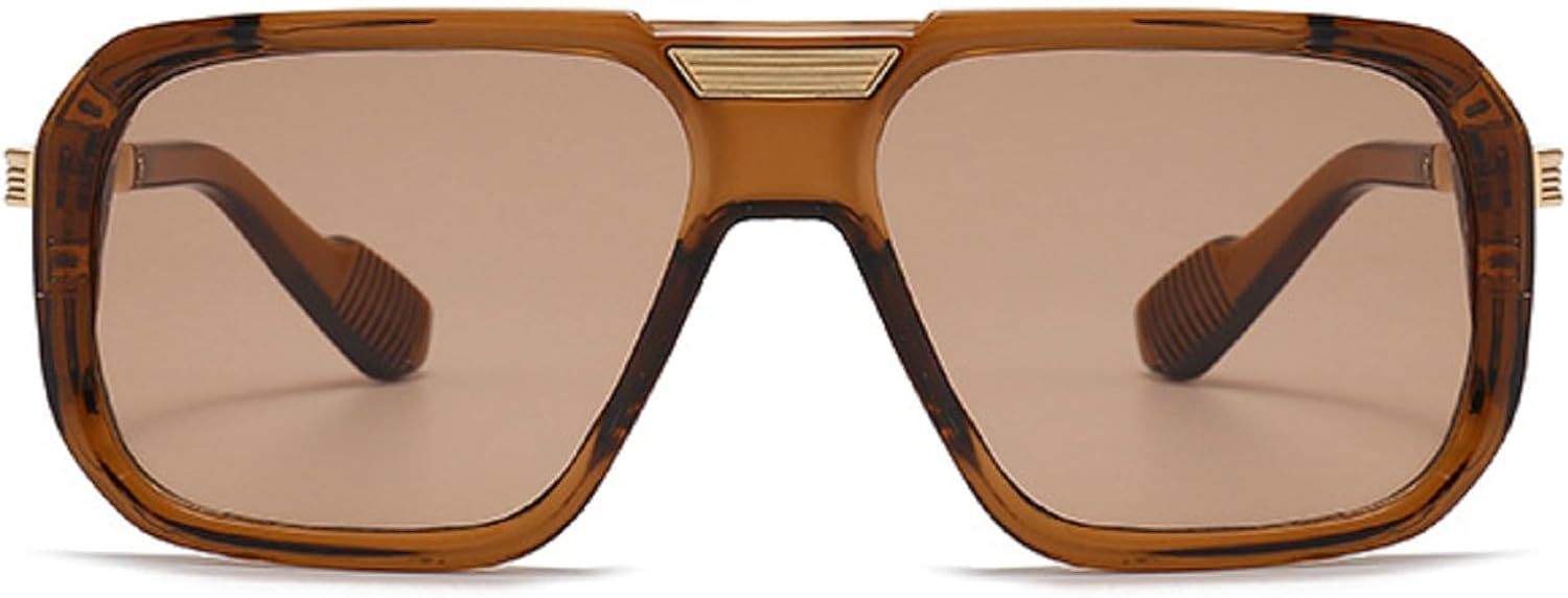 Мужские солнцезащитные очки в стиле ретро, модные солнцезащитные очки-пилот для женщин, очки с заклепками, трендовые градиентные темно-синие солнцезащитные очки mincl, Brown
Мужские солнцезащитные очки в стиле ретро, модные солнцезащитные очки-пилот для женщин, очки с заклепками, трендовые градиентные темно-синие солнцезащитные очки mincl, Brown