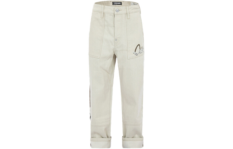 Джинсы мужские овсяные Evisu, светло-бежевый
Джинсы мужские овсяные Evisu, светло-бежевый