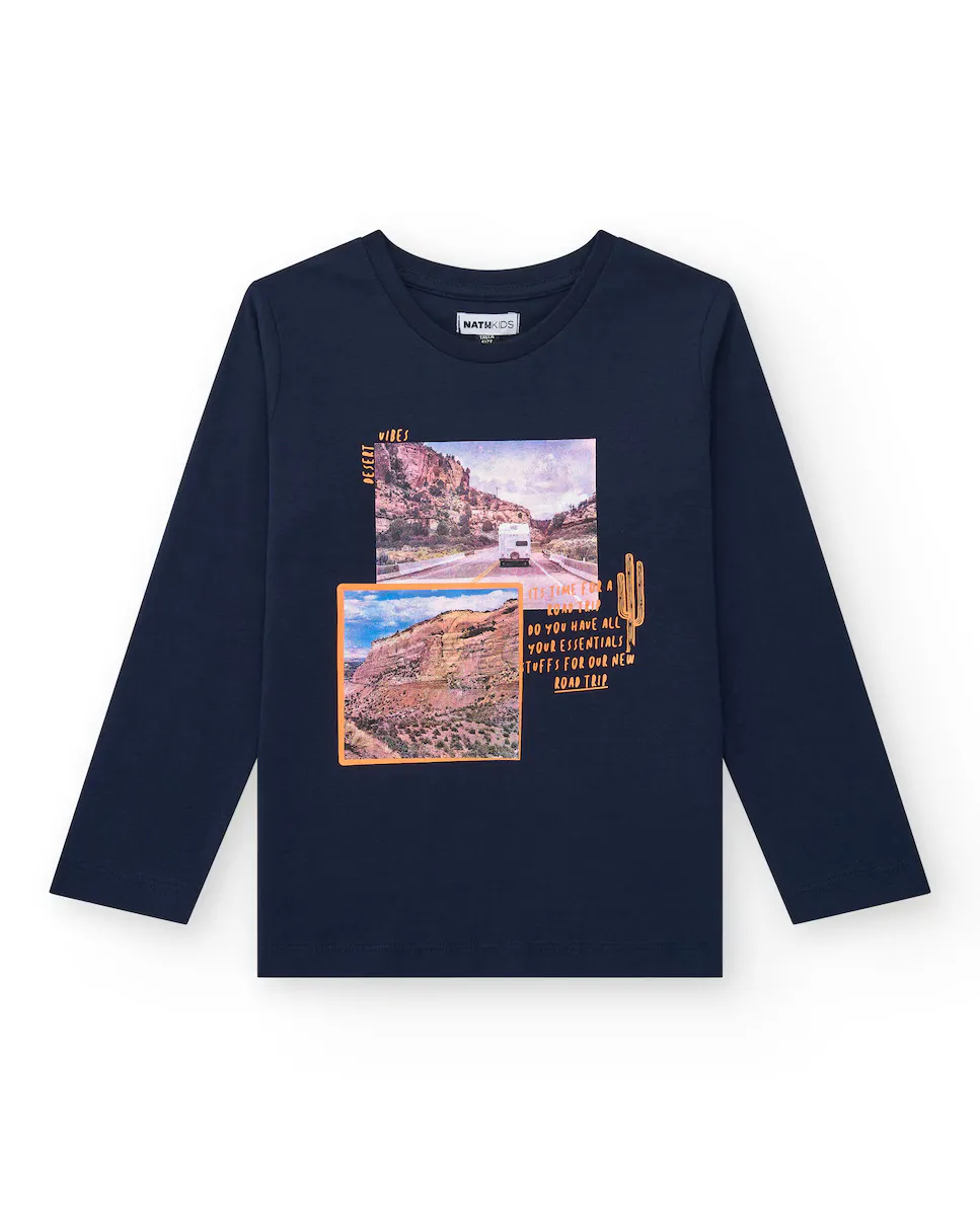 Футболка для мальчика с длинным рукавом и фото дизайном Tuc tuc, тёмно-синий
Футболка для мальчика с длинным рукавом и фото дизайном Tuc tuc, тёмно-синий